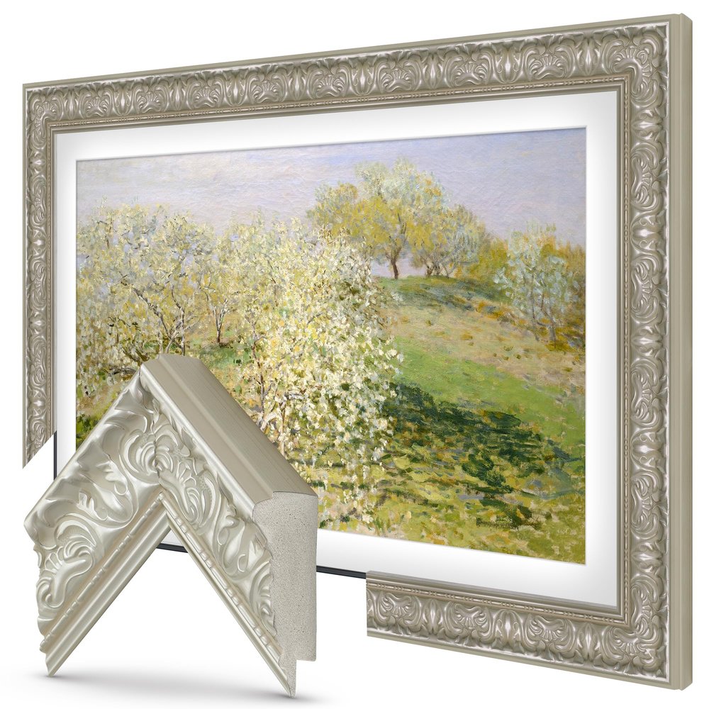 Tuscan Pearl 65" Deco TV Frame for Samsung The Frame/Pro TVs