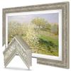 Tuscan Pearl 65" Deco TV Frame for Samsung The Frame/Pro TVs view 1