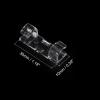 MECCANIXITY Self Adhesive Cable Clips Cord Retainer Organizing 30mm x 10mm Transparent Pack of 40 view 2