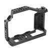 Camera Cage,for -4 Mirrorless Camera,with 1/4 Inch and 3/8 Inch Screw Hole,with Extension Cold Shoe Mount Designed,Aluminium Alloy Camera Video Cage,Vlogging Film Movie Making view 2