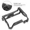 Camera Cage,for -4 Mirrorless Camera,with 1/4 Inch and 3/8 Inch Screw Hole,with Extension Cold Shoe Mount Designed,Aluminium Alloy Camera Video Cage,Vlogging Film Movie Making view 3