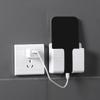 Zerodeko Wall Mounted Remote Holder Organizer 4pcs ABS Adhesive White view 2