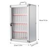DYRABREST 36 Slots Phone Storage Box w/2 Keys,Cell Phone Storage Locker,Aluminum Alloy Phone Lock Cabinet,Wall-Mounted Phone Locker Box for Classroom Gym view 2