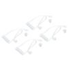 MECCANIXITY Clear Acoustic Tube for Two Way Radio Earpiece and Headset, Replacement Coil Tube, Pack of 4 view 1
