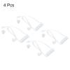 MECCANIXITY Clear Acoustic Tube for Two Way Radio Earpiece and Headset, Replacement Coil Tube, Pack of 4 view 3
