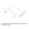 MECCANIXITY Clear Acoustic Tube for Two Way Radio Earpiece and Headset, Replacement Coil Tube, Pack of 4 view 4