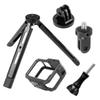 FEICHAO Camera Cage Metal Protective Housing Cold Shoe Adapter Mount 1/4" Screw Tripod Support for Mirrorless Camera Photography Accessories Compatible with GoPro 11 Action Camera view 1