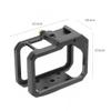 FEICHAO Camera Cage Metal Protective Housing Cold Shoe Adapter Mount 1/4" Screw Tripod Support for Mirrorless Camera Photography Accessories Compatible with GoPro 11 Action Camera view 3