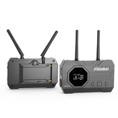 Shimbol ZO1000 Wireless Video Transmission System, USB-C UVC Capture,1080P HDMI SDI Transmitter and Receiver, 0.08s Latency, 1000ft Range, 1 TX to 2 RX monioring,for Live Streaming