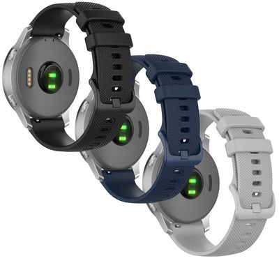 Anrir Silicone Watch Bands - 18mm for Garmin Vivoactive 4S & Vivomove 3S, 42mm & 41mm Bands for Fossil Gen 6/5E & Q Venture