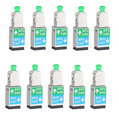 Duogalia 10PC SCAPC Male to SC/UPC Female Fiber Optic Adapter for OTDR/PON