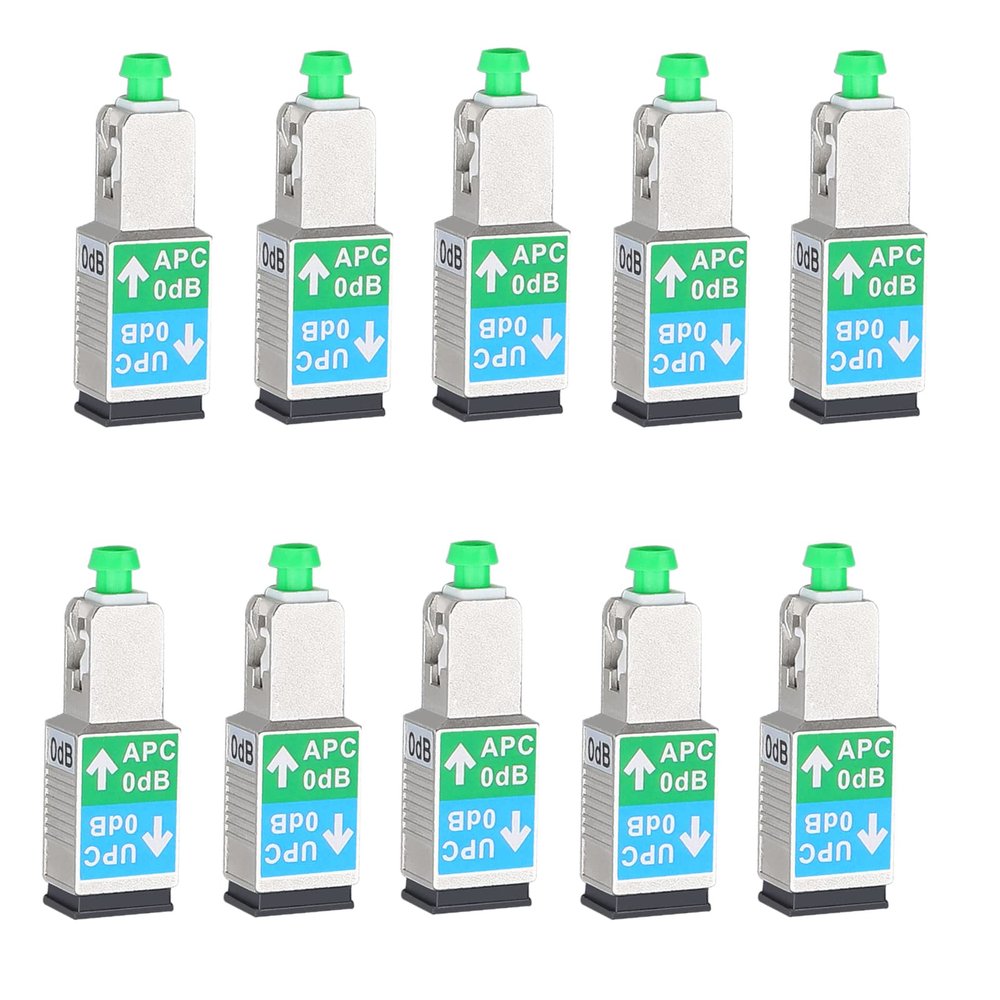 Duogalia 10PC SCAPC Male to SC/UPC Female Fiber Optic Adapter for OTDR/PON