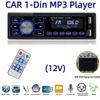 1 Din Car Radio 12V Touch Button Bluetooth Hands Free Calling FM AUX SD USB view 2