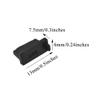 Acoeitl Soft Silicone USB Port PC Cap Cover Anti Dust Plugs Protectors Stoppers 0.5 x 0.3 x 0.24inch Keep Clean Dry Snug Fit Slot Sit Flush Easy Insert Remove Stay in Place USB A Type Black 10Pcs view 2
