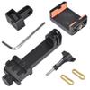 fantaseal High Precision Aluminum Alloy Cell Phone Smartphone Gun Clamp Mount Picatinny Rail Holder Airsoft Hunting FPV Video Recording Kit for iPhone YouTube Tiktok Vlogging view 3