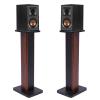 28" Bookshelf Speaker Stands Pair Surround Sound Home Theater Desktop Speaker Stands for Under 15" Desk Speakers Medium&Small Speakers Studio Monitor(Yellow Sandalwood) view 1