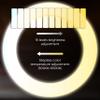 AGOGO 12'' LED Ring Light with Tripod Stand and Phone Holder, 24W High Power LED Bulb,Selfie Halo Light for Photography/Makeup/Vlogging/Live Streaming view 2