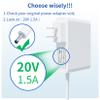 20V 1.5A Charger Power Supply Adapter Cable (Not 12V) Compatible with Lenovo Smart Clock Lenovo Smart Display 7/8/10 CD-24501F SD-8501F SD-X701B SD-X501F, PA-1300-42, SA18C47124, Not for PA-1300-41 view 2