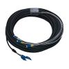 10Gtek 50m LC to LC, 6-core, Outdoor Armored Fiber Optic Cable, Single Mode, 9/125m, 4G/5G Base Station, 165 ft view 1