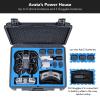 Lykus Titan AT110 Waterproof Hard Case for DJI Avata, Goggles 2/Goggles Integra, and FPV Remote Controller, Support up to 9 Avata batteries and 3 Goggles batteries [CASE ONLY] view 3