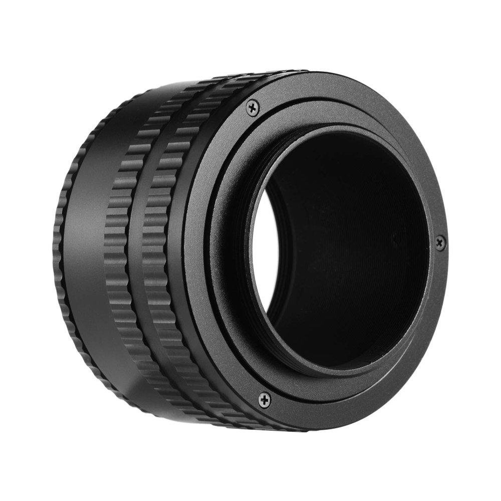 Andoer M42-M42(36-90) M42 to M42 Mount Lens Focusing Helicoid Adapter Ring 36mm-90mm Macro Extension Tube