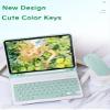 YEEHi Keyboard Case Mouse for iPad Air 11 inch M3/M2, iPad Air 5th Generation Air 4th Gen 10.9 inch Color Keyboard Case Mouse Cute Removable Keyboard Cover,Black view 4