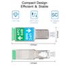 Duogalia 15 Pack SC/APC Female to SC/UPC Male Fiber Optic Adapter Singlemode SM 9/125 Hybrid Optical Converter Connector Coupler view 3