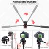 Koolehaoda Tripod Fluid Head Compact Video Head Pan Tilt Head with Arca-Type Plate for Compact Video Cameras, Mirrorless and DSLR Cameras,Load up to 8.8 lbs /4kg view 4