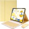 YEEHi Color Keyboard for iPad Mini7 (A17 Pro)/ Mini 6 Keyboard Case with Mouse Cute Detachable Wireless Bluetooth Keyboard Cover for iPad mini 6th/7th Generation 8.3 Inch,Yellow view 2