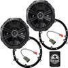 KICKER Speakers 6.5 inch for Honda Civic 2001-2005 Upgrade Kit - Pair of DS Series with Adapters and Harness, Coaxial 6 1/2 Car Audio Front Door Speaker DSC650, 43DSC6504 view 1