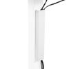VIVO Steel Magnetic 14 inch Cable Management Channel for Under Desk Leg, No Drill Cord Organizer for Home Office, White, DESK-AC01-1MW view 1
