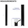VIVO Steel Magnetic 14 inch Cable Management Channel for Under Desk Leg, No Drill Cord Organizer for Home Office, Black, DESK-AC01-1MB view 3