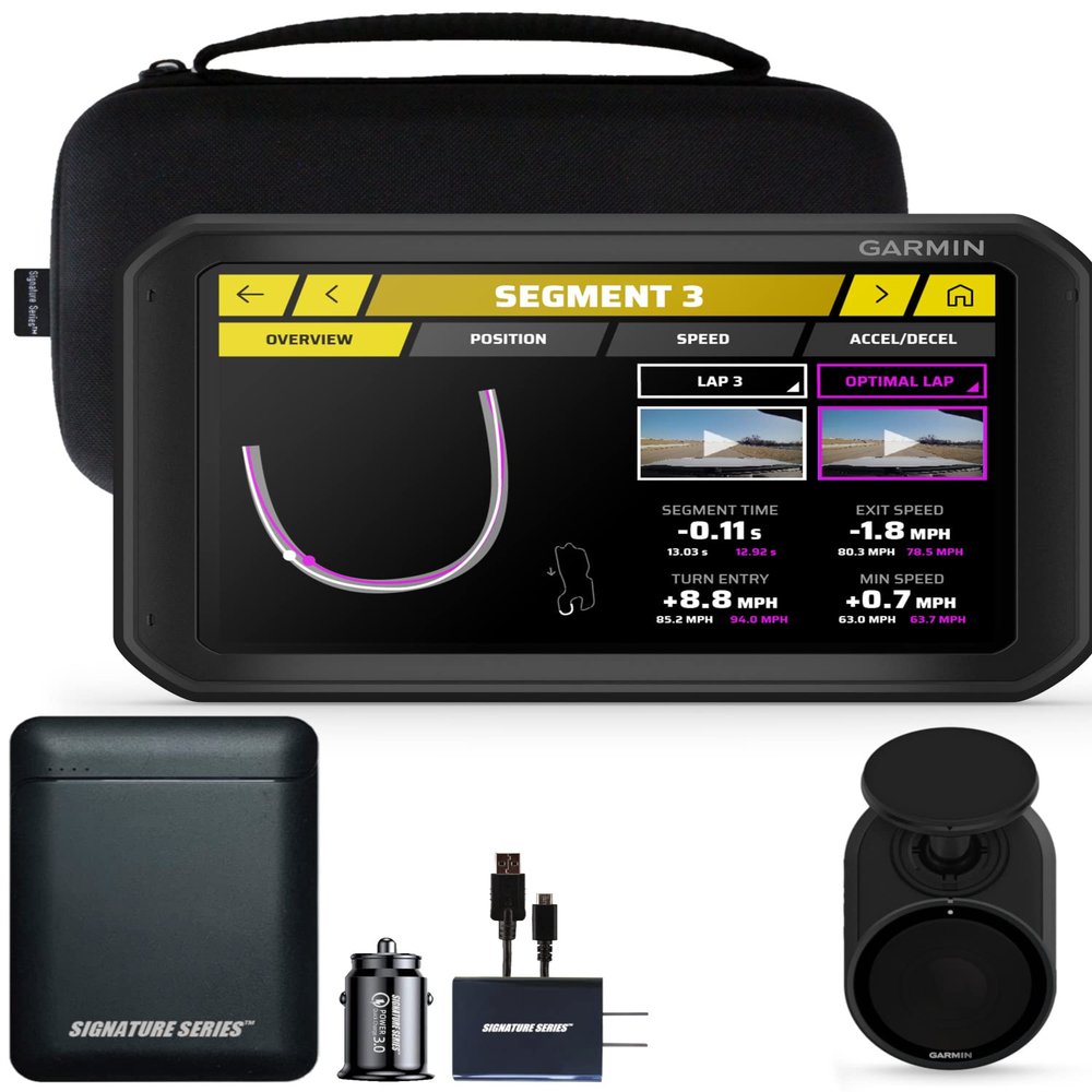 Garmin Catalyst, 6.95" Driving Performance Optimizer, Real-time Coaching and Signature Power Bundle