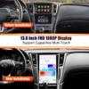 Aucar Mark 6 13.6 Inch T-Style Android Car Radio Head Unit for Infiniti Q50 Q50S Q60 Q60S, 1080P Multimedia Stereo Video Player with Wireless Carplay, GPS Navigation, OEM Functions 8+128 GB 2014-2019 view 4