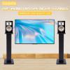 28" Bookshelf Speaker Stands Pair Surround Sound Home Theater Desktop Speaker Stands for Under 15" Desk Speakers Medium&Small Speakers Studio Monitor(Black Walnut) view 2