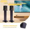 28" Bookshelf Speaker Stands Pair Surround Sound Home Theater Desktop Speaker Stands for Under 15" Desk Speakers Medium&Small Speakers Studio Monitor(Black Walnut) view 4