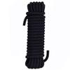 Aoneky Outdoor 10mm 98ft Static Utility Rope, Heavy Duty Polyester Rope for Pulling, Rigging, Tree Work & Hunting, Gym Fitness, 2000LB Tensile Strength, Black view 1