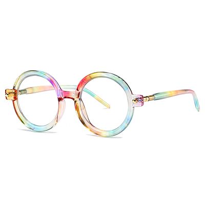 bullabulling Retro round Reading Glasses For Women Blue Light Blocking Oversized Eyeglass Frames Large lens (color, 4.0, multiplier_x)
