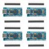 4pcs Pro Micro ATMega32U4 for Leonardo 5V 16MHz Development Board Micro-Controller Board Compatible with Arduino IDE with 2 Row Pin Header Replace ATmega328 Pro Mini view 1