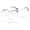 Sexy Cat Eye Blue Light Blocking Glasses Women Trendy Computer Reading clear lens magnification Eyewear anti Glare UV400 (red, 1.5, multiplier_x) view 3