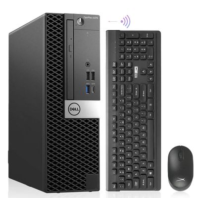 Dell OptiPlex 5070 Desktop Computers Windows 11 Pro,8 Core i7 9700 up to 4.7GHz,16GB DDR4,512GB M.2 NVMe SSD,Intel Wireless Wi-Fi 6E AX210 & Bluetooth 5.2, HDMI Adapter (Renewed)