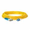SpeedyFiberTX 1-Pack 55 Meter FC/U to LC/U Fiber Patch Cable, Corning SMF-28 Singlemode 9/125um Ultra Optical Fiber, OS1/OS2 Compatible, Duplex Yellow Riser OFNR Cable Jacket view 3