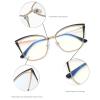 helena Metal Chic Style Reading Glasses for Women Blue Light Blocking Cute cat eye Computer Clear Lens Readers Spring Hinge (black, 1, multiplier_x) view 4