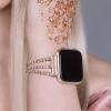 Metal bands Compatible with Fitbit Versa 3Versa 2Versa Bands Women,Adjustable Diamond Metal Elegant style Strap Replacement Compatible with Fitbit Versa 3Sense Women (versa 3, Rose Gold) view 4