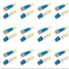SpeedyFiberTX 12-Pack 6 Meter FC/U to LC/U Fiber Patch Cable, Corning SMF-28 Singlemode 9/125um Ultra Optical Fiber, OS1/OS2 Compatible, Duplex Yellow Riser OFNR Cable Jacket view 1