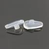 Caulo Airbag Clip On Nose Pads Compatible w Oakley Glasses Sunglasses OX5087 OX5113 OX5120 OX3127 OX3204 OX3222 OX5119 OX5122 OX5094 OO6005 OO4145 OO4147 etc (Clear - 2 Pairs) view 3