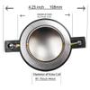 1.75 (44.4mm) Voice Coil Universal Horn Tweeter Diaphragm Replacement for Mackie Speaker 1701-8, DC10, SR1521z, SRM450, 8 Ohm, D-SRM450 (2 Pack) view 2