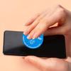 Mikikit LCD Screen Dust Removal Stickers 200 Pcs Phone Dust Remover Stickers for Phone Tablet Screen Cleaning Decals Adhesive Absorber for Fingerprints Oil Stains 2.36 X 1.69 in view 2