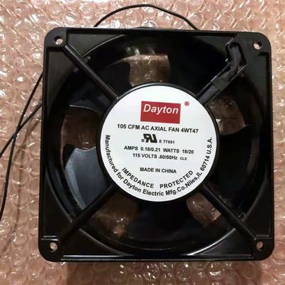 4WT47 Fan for 115V 0.18A 12012038mm AC Axial Cooling Fan