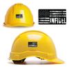 Hard Hat Infidel USA Black Flag 4 Pack Stickers view 2